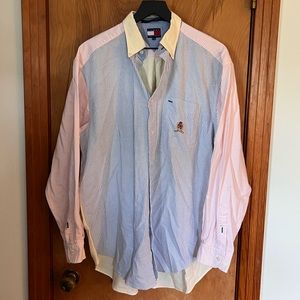 Vintage Tommy Hilfiger Colorblock Button Up